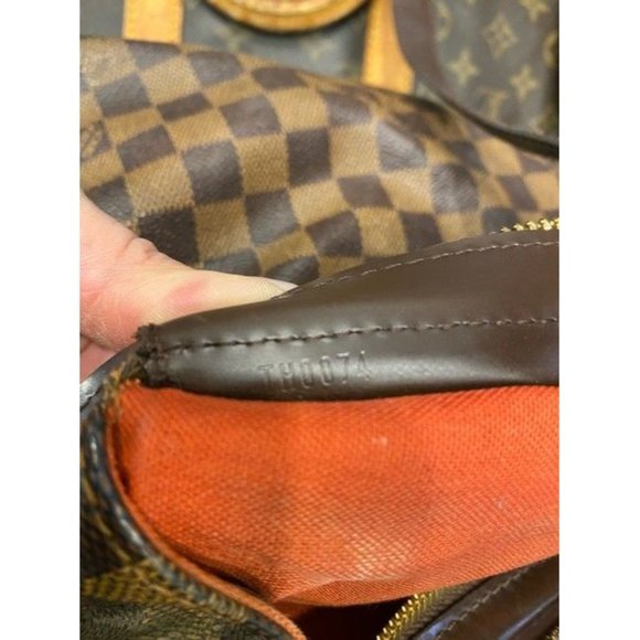 Louis Vuitton Chelsea Damier Ebene Tote Brown Monogram Canvas Shoulder B… - Picture 12 of 12
